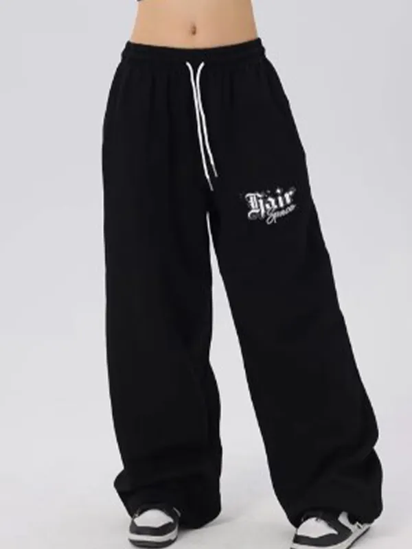 Bedruckte, lockere Jogginghose