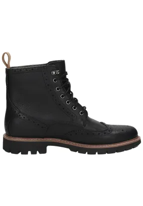 CLARKS Stiefel 'Batcombe Lord' in Schwarz
