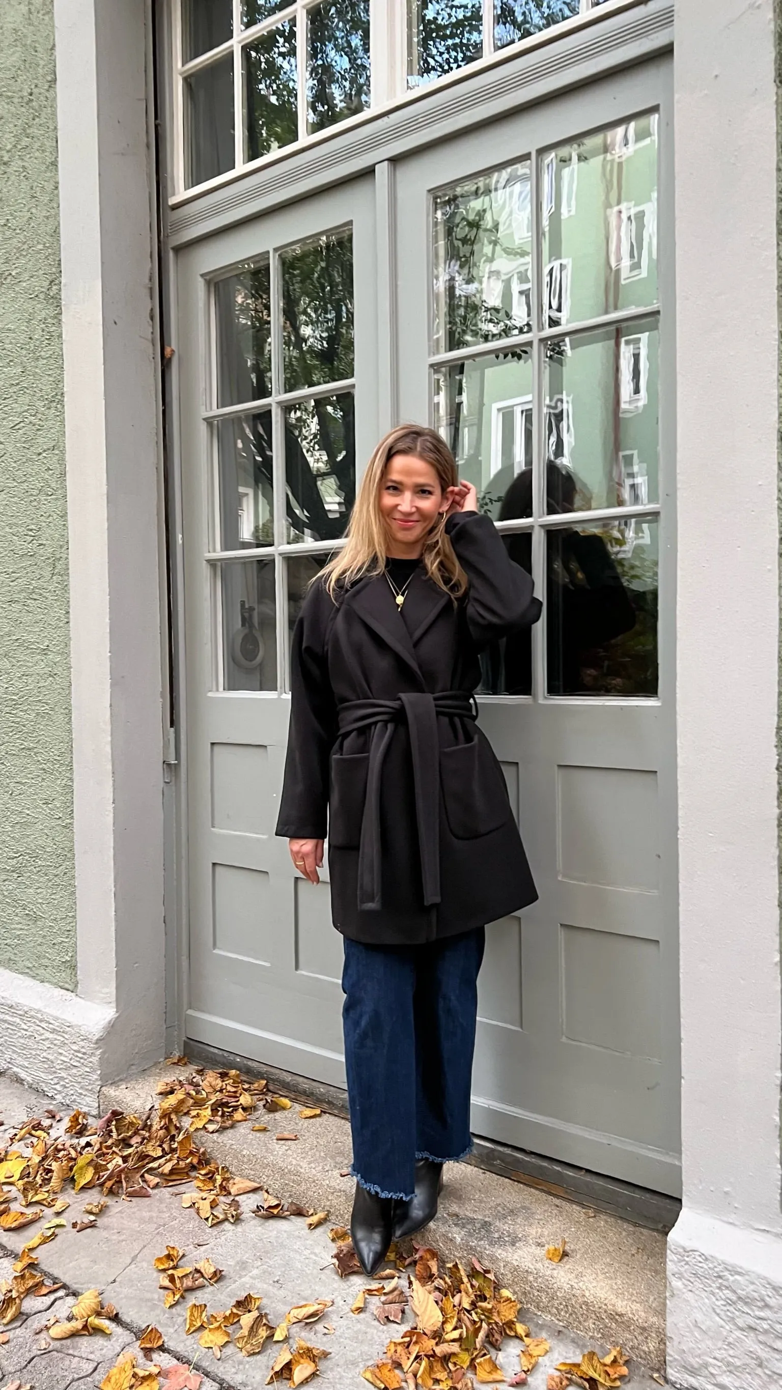COAT "PHILINA" BLACK