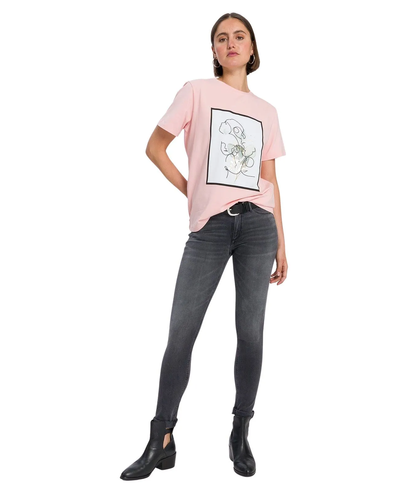 Cross Jeans Alan mit Skinny Fit in Dunkelgrau