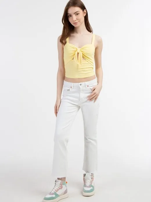 Damen Rippstrick Träger Top