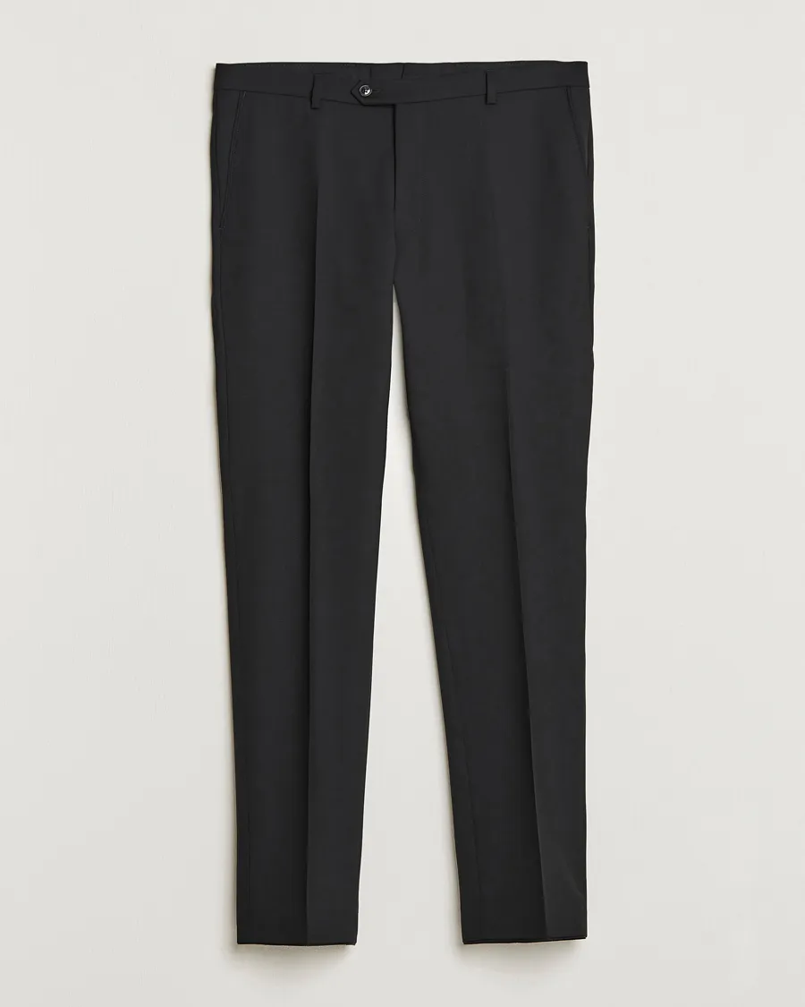 Denz Wool Trousers Black
