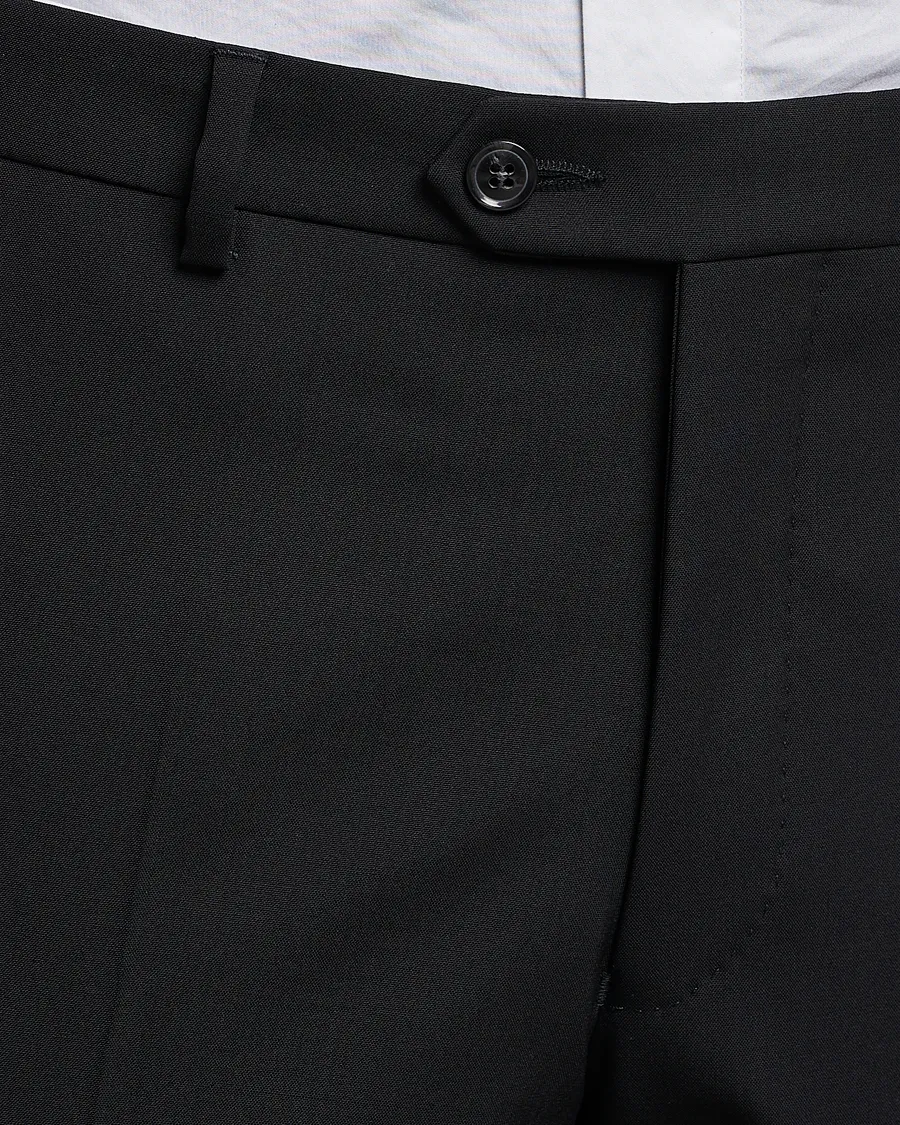 Denz Wool Trousers Black