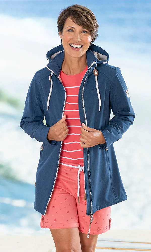 Dry Fashion Damen Softshell-Parka