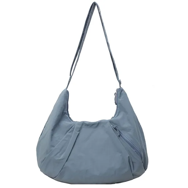 Geräumige, einfarbige Damen-Nylontasche für den Alltag