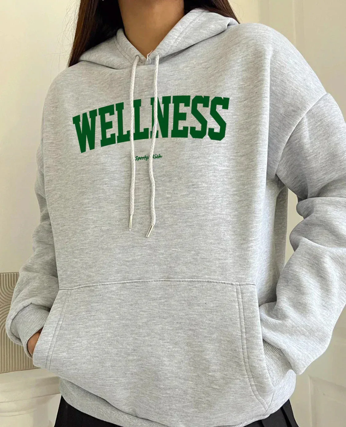 Heidi-Mode | Hoodie Damen mit Buchstabenprint und langen Ärmeln