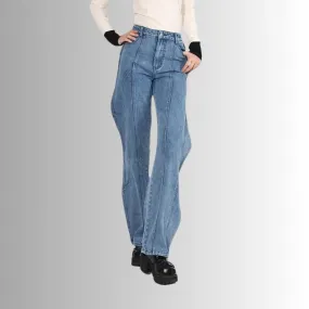 Heidi-Mode | Jeans Mit Kurvennähten  Für Damen