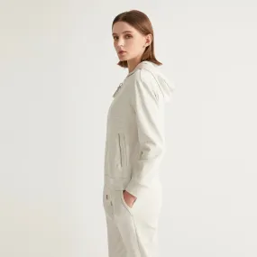 Heidi-Mode | Kamm-Baumwolle Reissverschluss Hoodie Für Damen