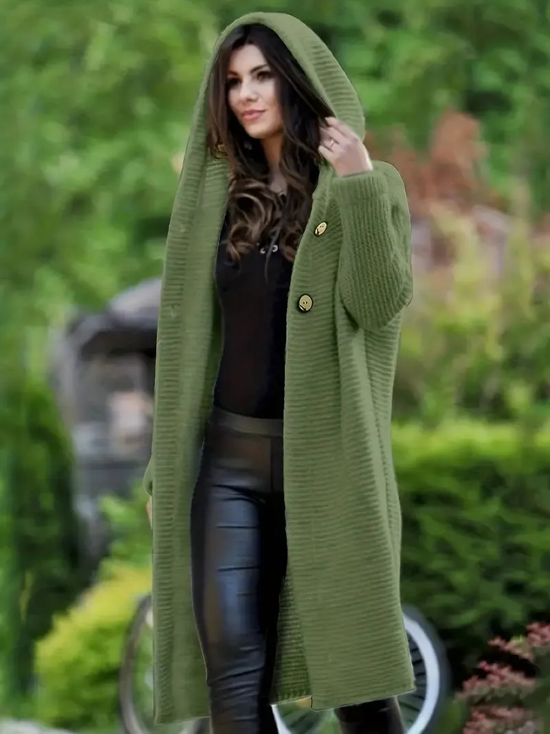 Heidi-Mode | Kuscheliger Damen Cardigan-Mantel für Herbst/Winter