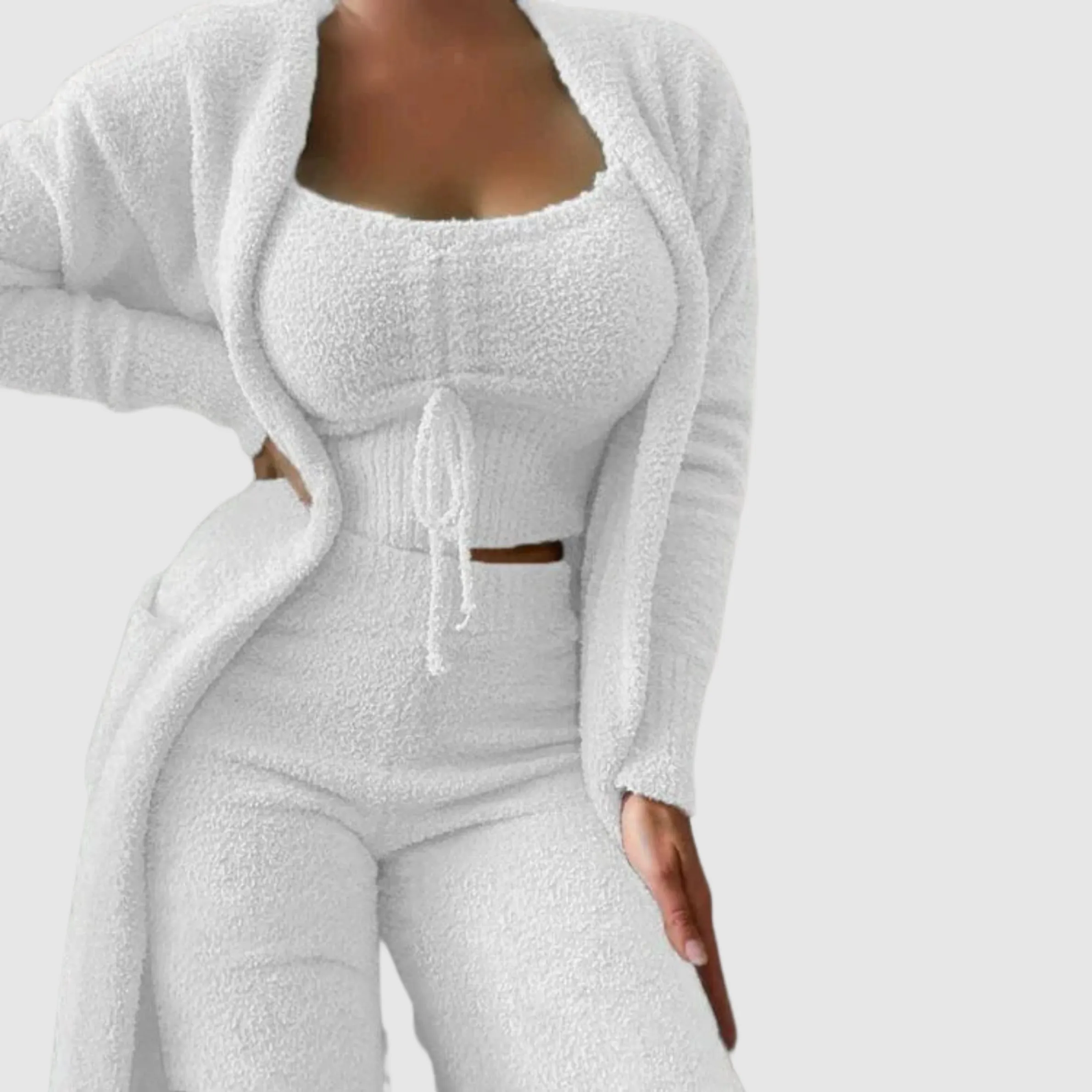 Heidi-Mode | Pyjama 3 Teile Winter Paisley