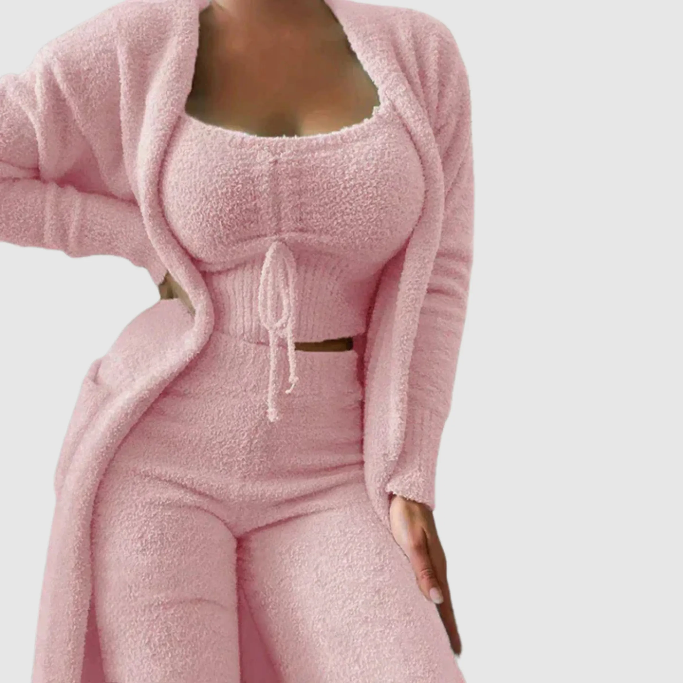 Heidi-Mode | Pyjama 3 Teile Winter Paisley