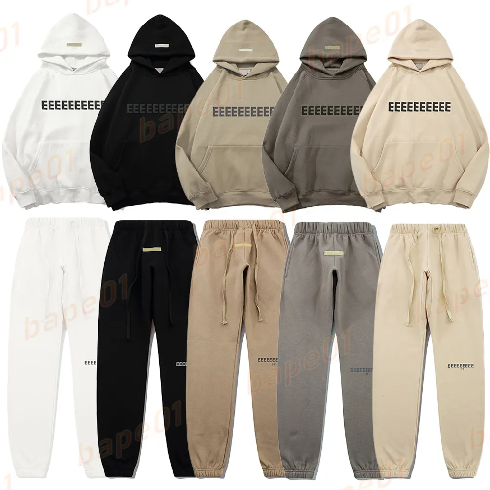 Herren Designer Hosen Brief Druck Schwarze weiße Männer hochwertige Joggers Womans Streetwear lässig Solid Farbhose graue Khaki-
