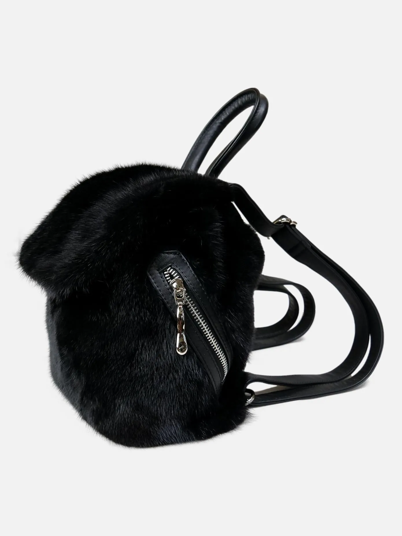 HL22HB004 Mini-Rucksack - Nerz - Zubehör - Schwarz
