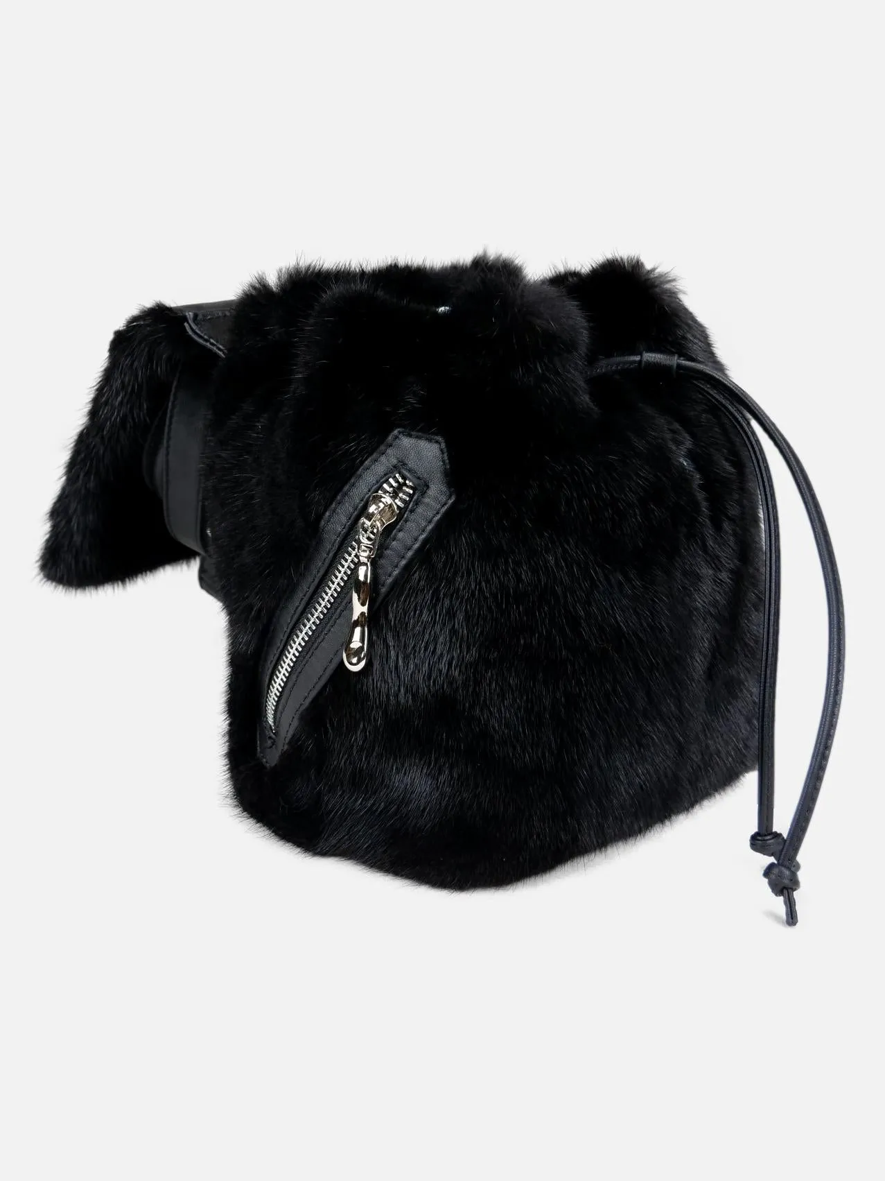 HL22HB004 Mini-Rucksack - Nerz - Zubehör - Schwarz