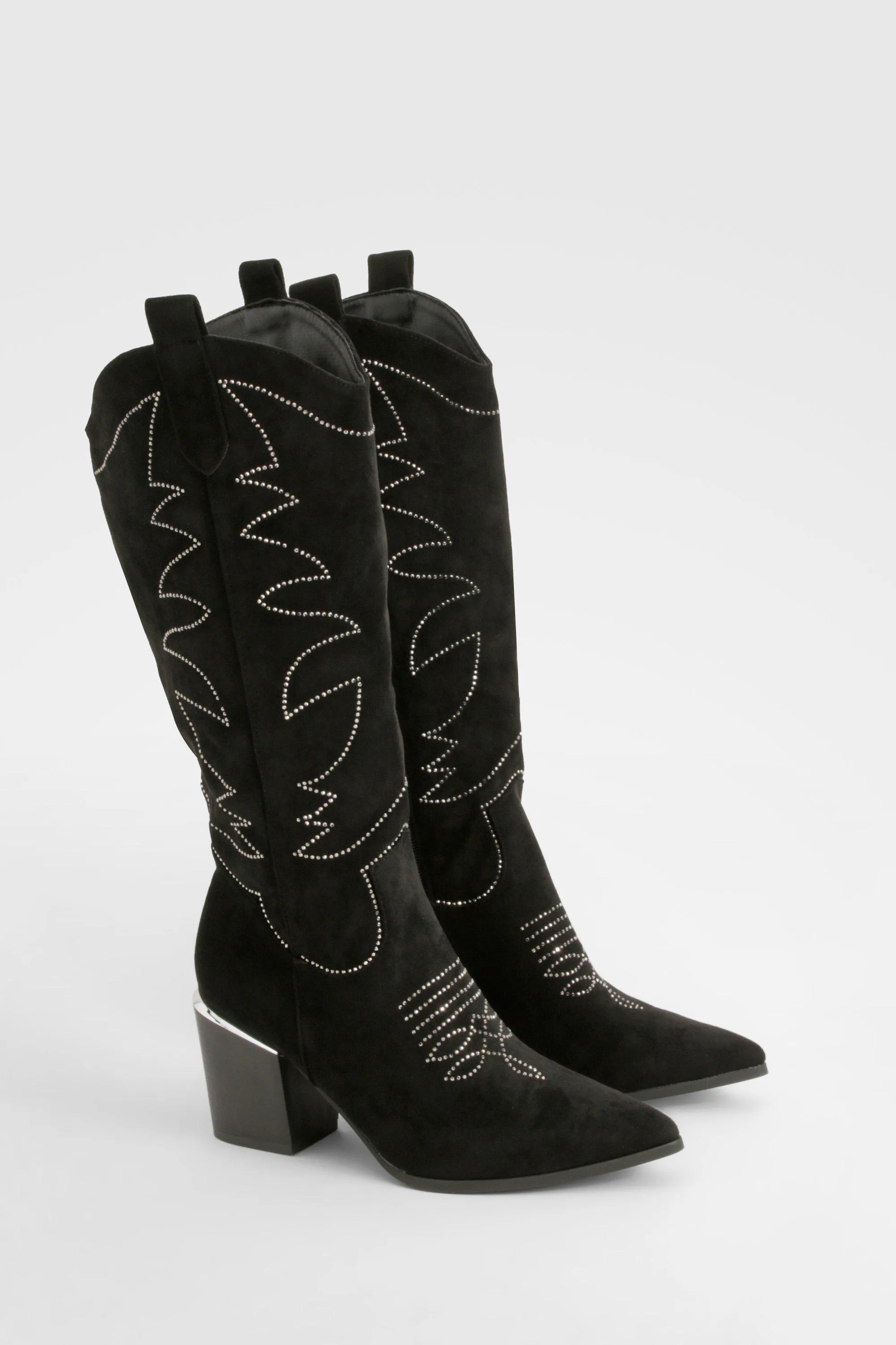 Kniehohe Western-Stiefel