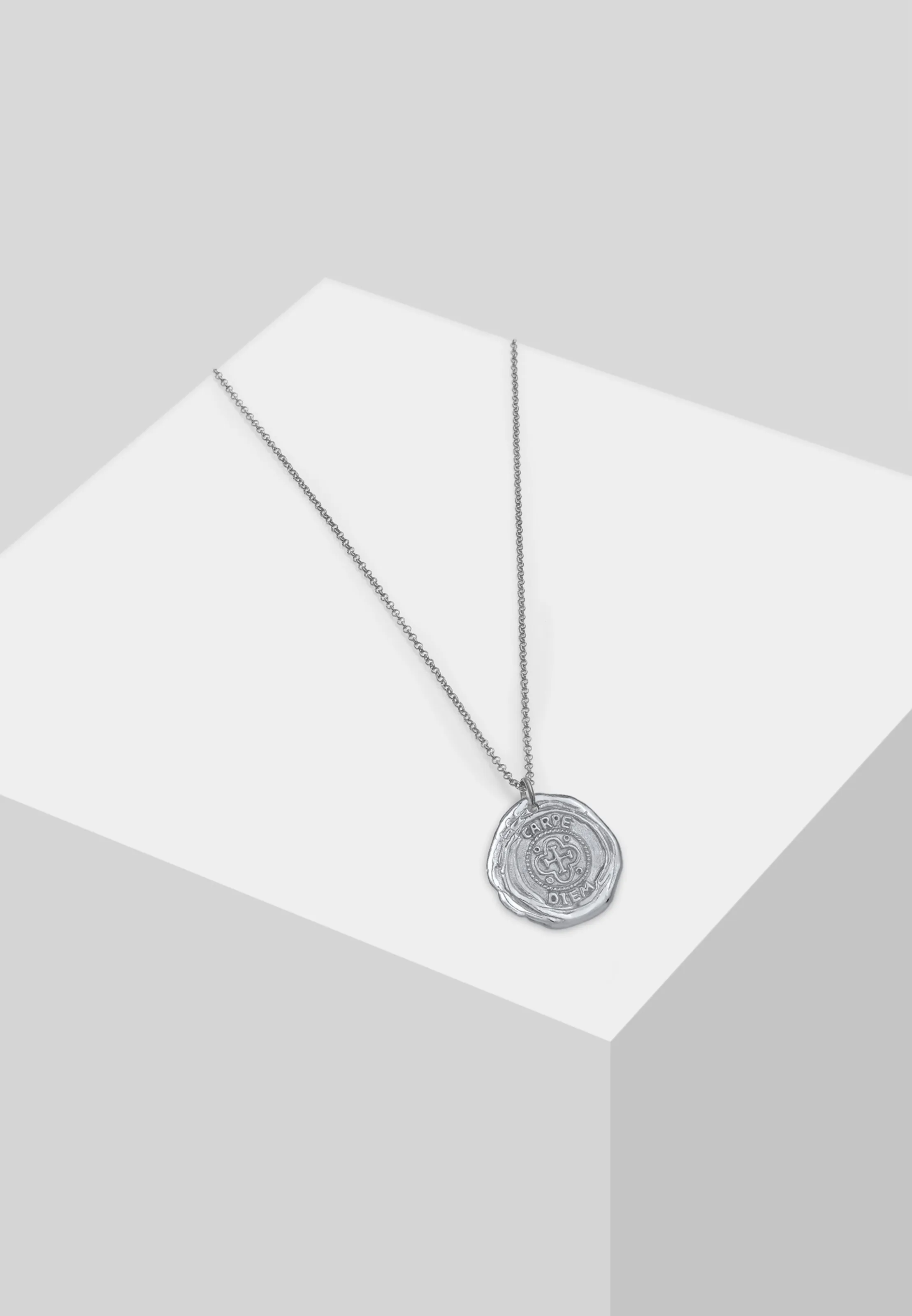 KUZZOI Halskette Vintage in Silber