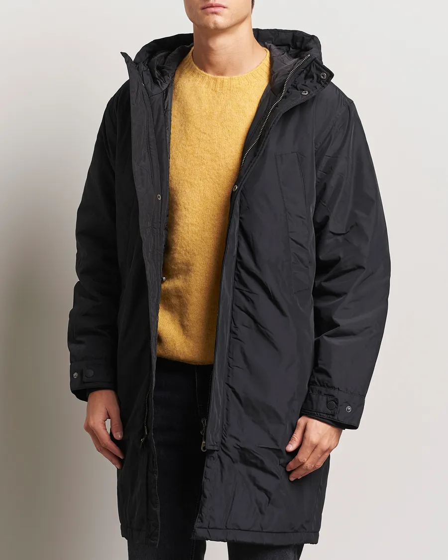 Longline Parka Jet Black