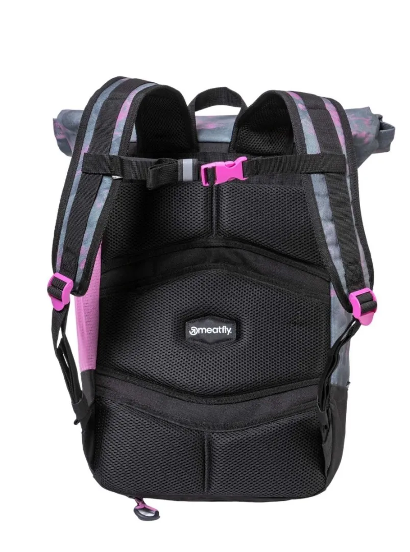 Meatfly Holler Rucksack grau/rosa