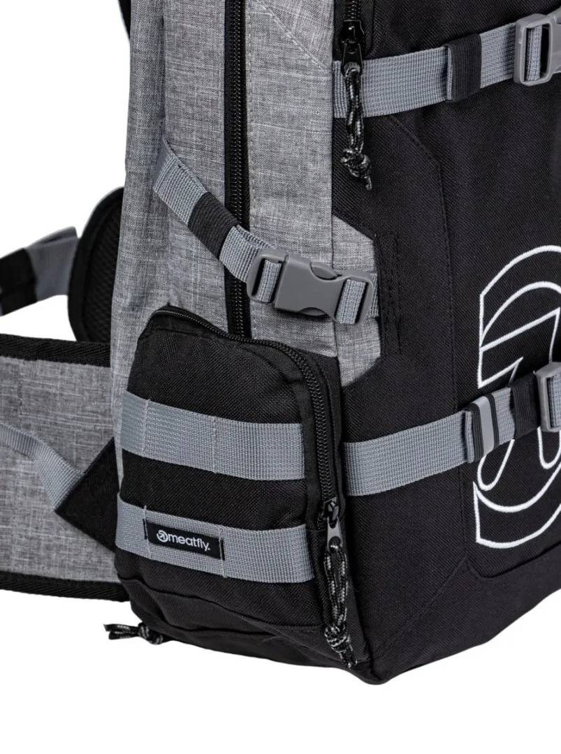 Meatfly Ramble Rucksack schwarz/grau