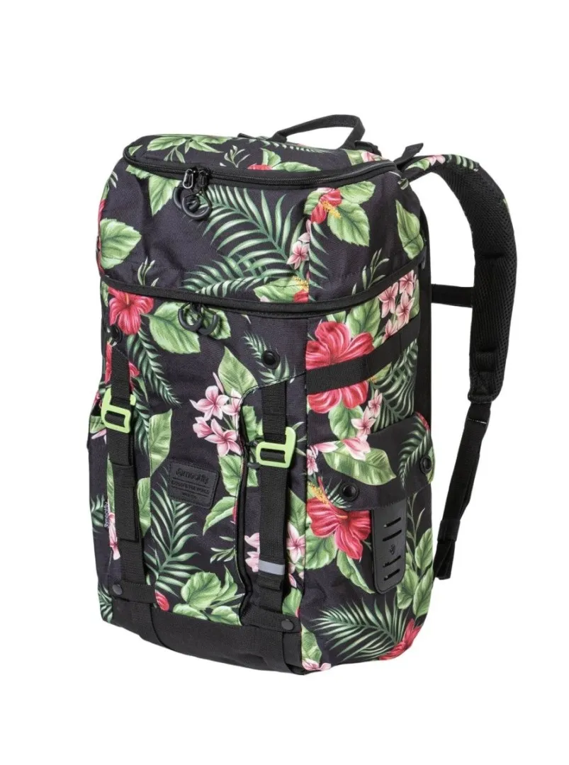 Meatfly Scintilla Rucksack, Tropical Black, 26 L 26 L