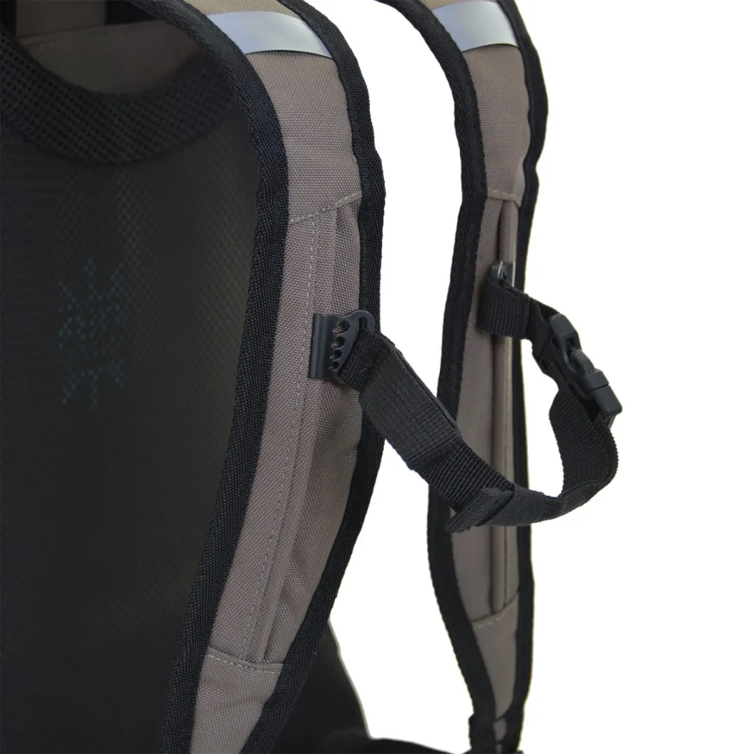 Outdoor-Rucksack mit Luftkanalsystem 28l ALPINE PRO REGRE weißer Pfeffer neutral / erdig 28L