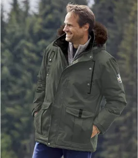 Parka mit vielen Taschen und abnehmbarer Kapuze