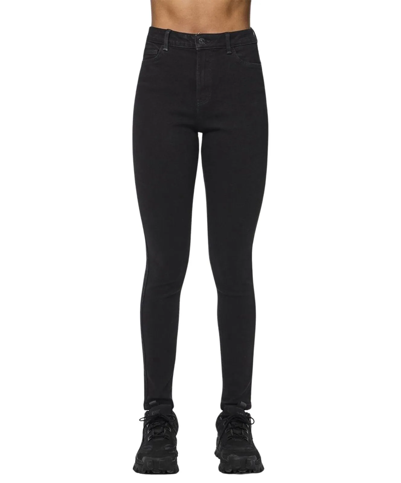 Pieces Dana Jeans Skinny Fit in Schwarz