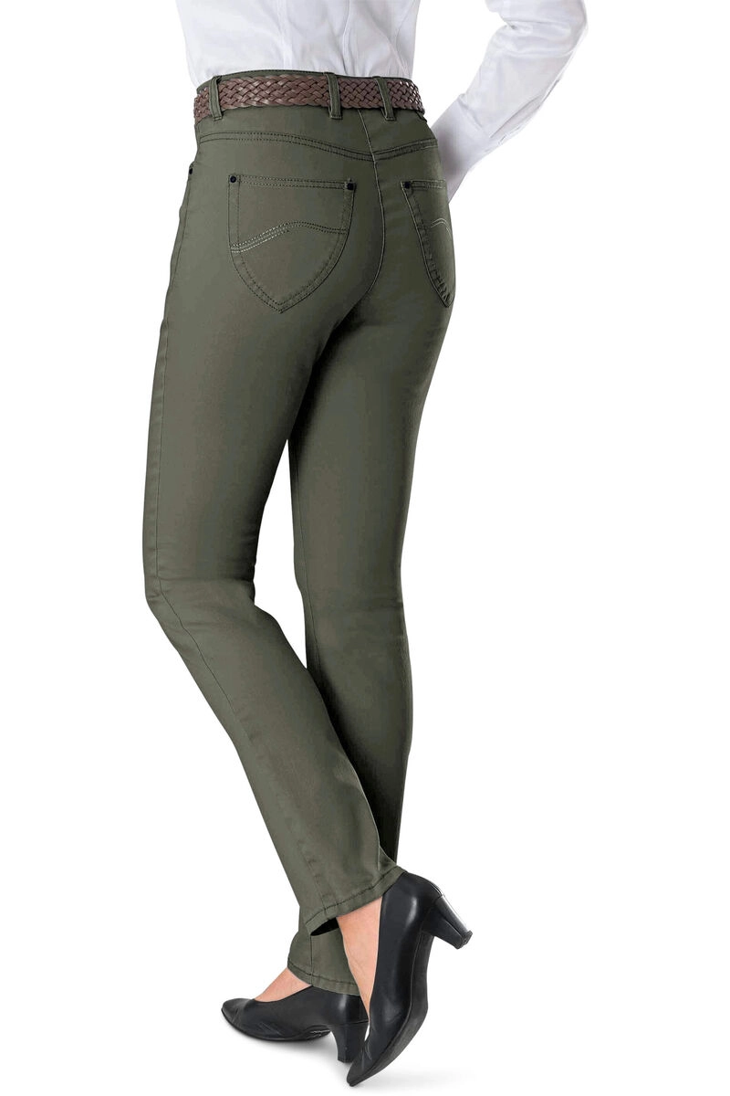 RAPHAELA BY BRAX Jeans Ina oliv Slim Fit in Super Dynamic Stretch -Qualität