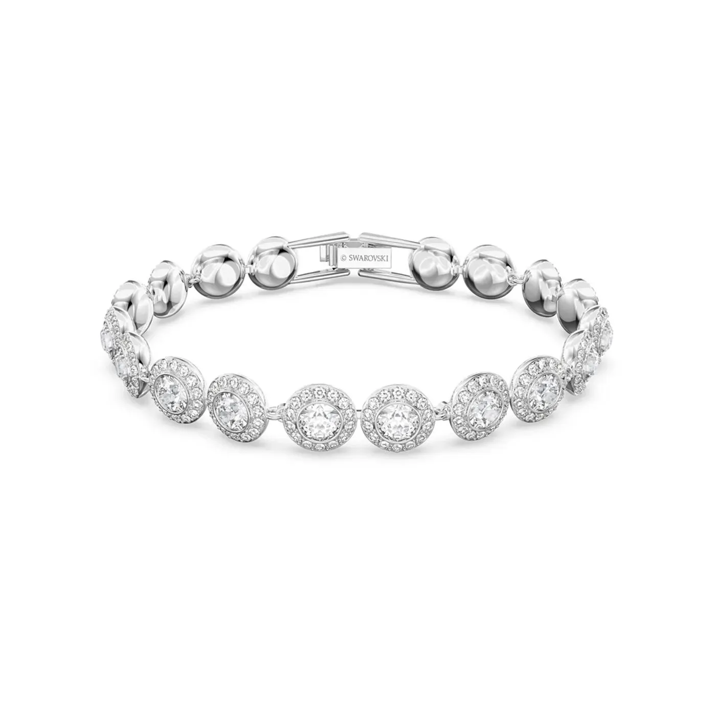   Swarovski  Swarovski Angelic Silberfarbene Schmuck Set 536785 Silber  Mittellange Halskette 