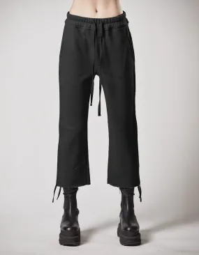 THOM KROM Cotton Black // Hose mit elastischem Bund