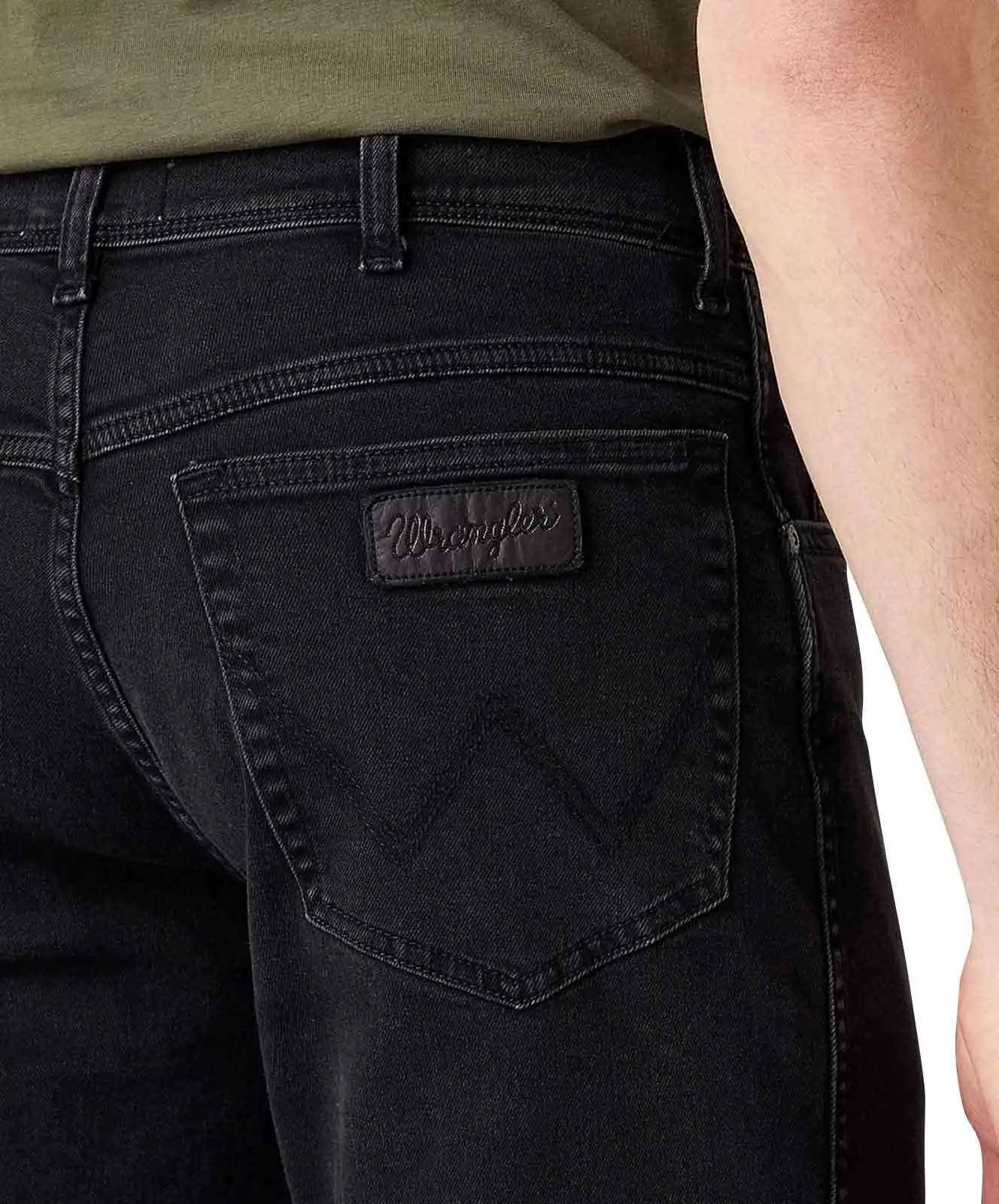 Wrangler Jeans Slim Fit Texas Slim in Black Crow
