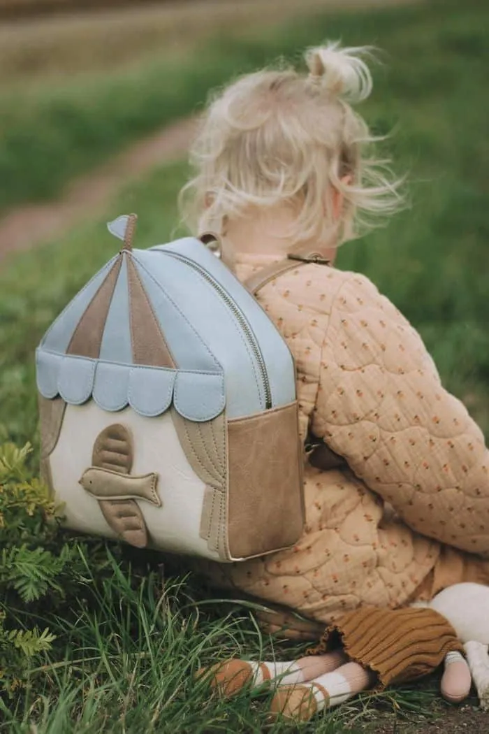 Zelt Rucksack für Kinder - veganes Kunstleder & Handmade